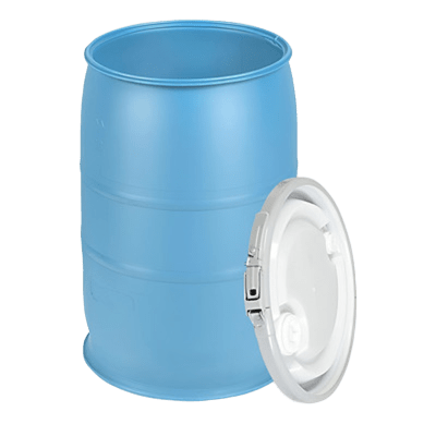 BARRIL DE TAPADERA PLASTICO 55 GALONES
